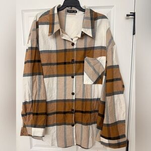 Women’s Plus Size Flannel-3X